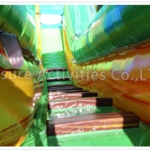 18ft rainforest double lane water slide ripl (max height 19ft)