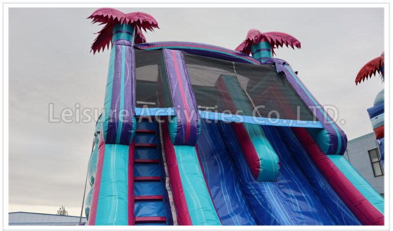 22ft magical vibes double lane water slide sl
