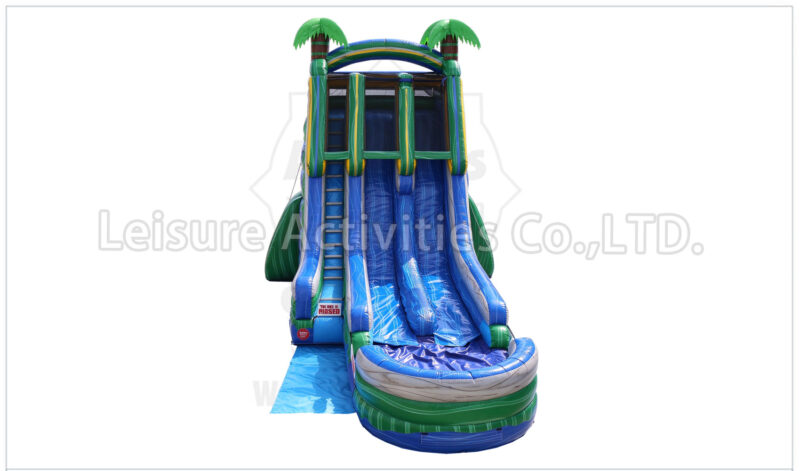 22ft oasis double lane water slide sl