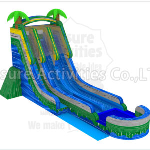 22ft oasis double lane water slide sl