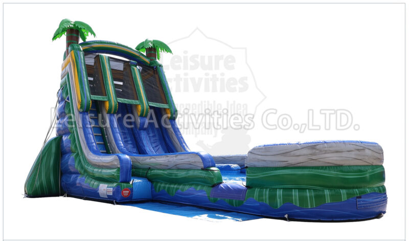 22ft oasis double lane water slide sl