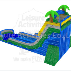 22ft oasis double lane water slide sl