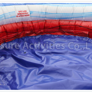 22ft red blue double lane water slide sl