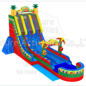 22ft fruit rush double lane water slide sl