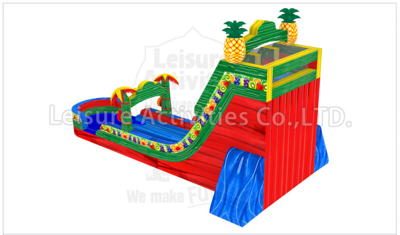 22ft fruit rush double lane water slide sl