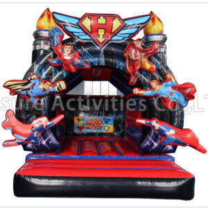 super hero bouncy castle