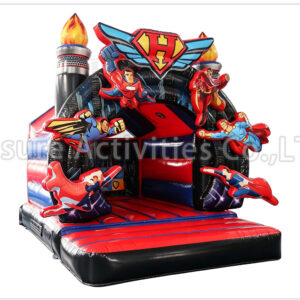 super hero bouncy castle