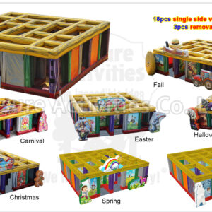 22ft hybrid maze with floor
