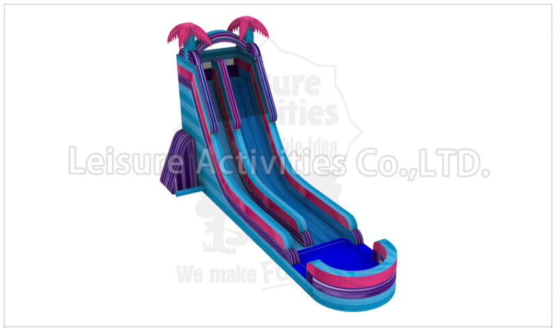 magical vibes single lane water slide sl