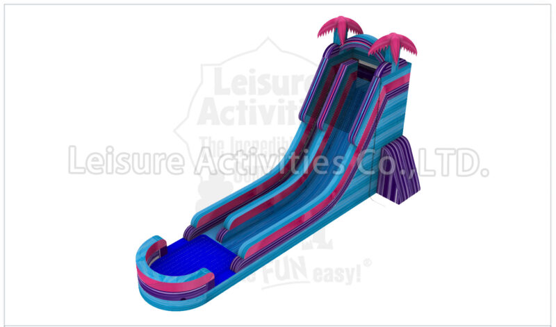 magical vibes single lane water slide sl