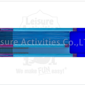 magical vibes single lane water slide sl