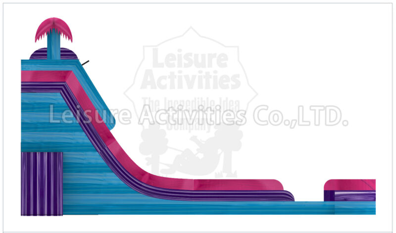 magical vibes single lane water slide sl